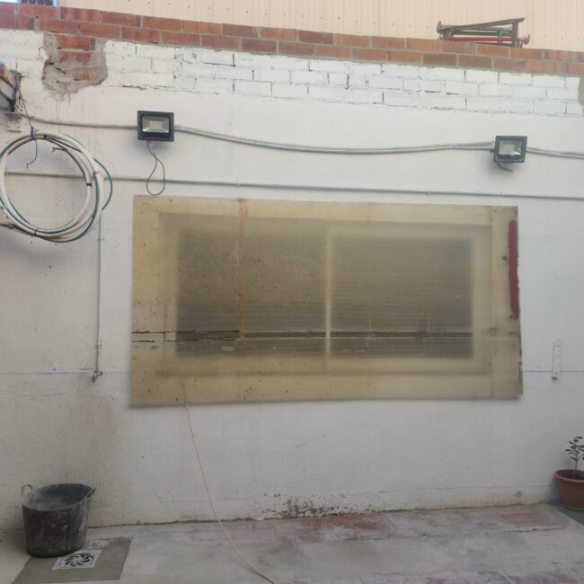 2 ANTES – PLANTA INFERIOR PARED 1